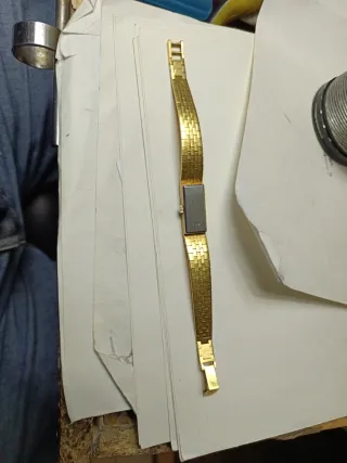 Reloj Rotary Dorado con Armix color oro, de cuerda