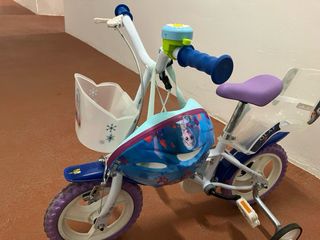 Bicicleta Frozen con Casco