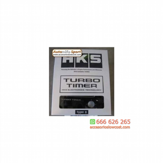 TURBO TIMER HKS TYPE-0 LCD ROJO.