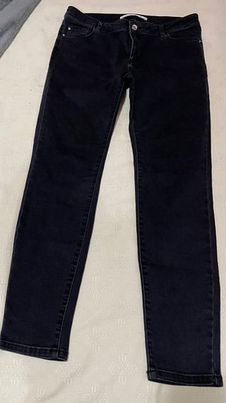 Pantalón tejano mujer azul buena calidad recto,