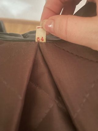 Cazadora Cuero Vintage Caballero Talla 54