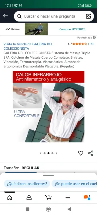 Sistema de Masaje Triple SPA: Colchón de Masaje