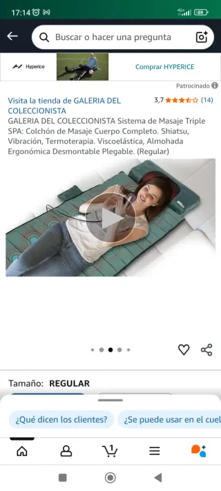 Sistema de Masaje Triple SPA: Colchón de Masaje
