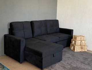 Sofá Cama Negro Liquidamos - Envio gratis