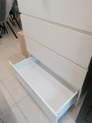 Cómoda Sinfonier Blanca 6 Cajones