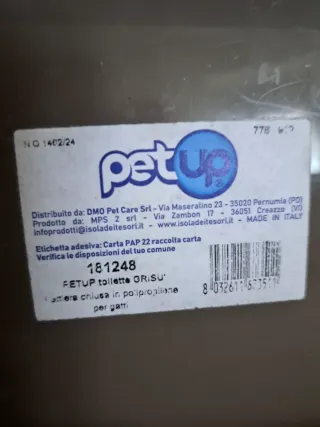 Toilette per gatti PetUp