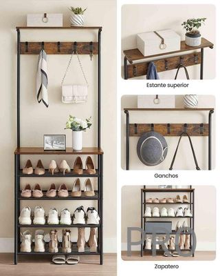 Appendiabiti con Scarpiera - HSR412B01 - VASAGLE