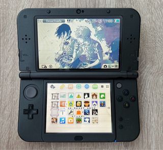Nuovo Nintendo 3DS XL Nero + Custodia e Caricatore