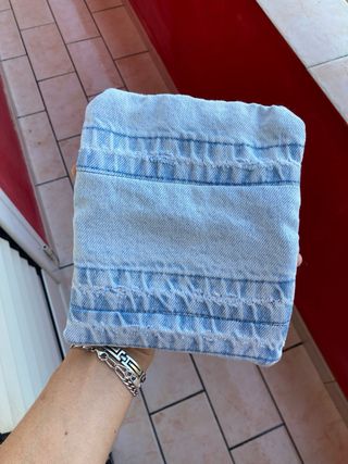Borsello in jeans con zip