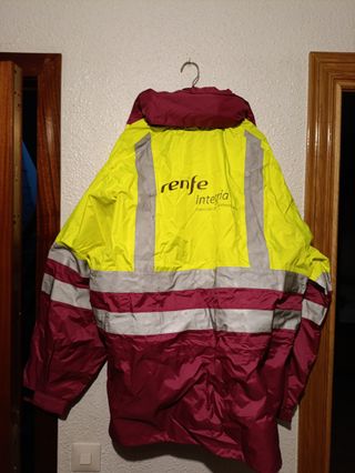 Chaqueta impermeable bicolor