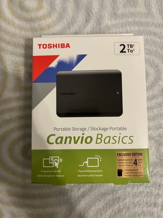 Disco Duro Portátil Toshiba Canvio Basics 2TB