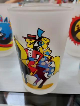 Vasos de cristal decorados