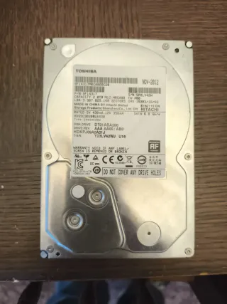 Disco Duro Toshiba 2TB 3.5 SATA