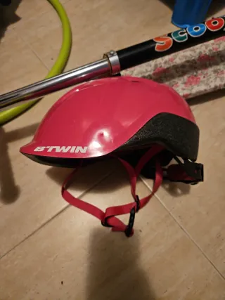 Casco Btwin Rosa Bicicleta/Patinete
