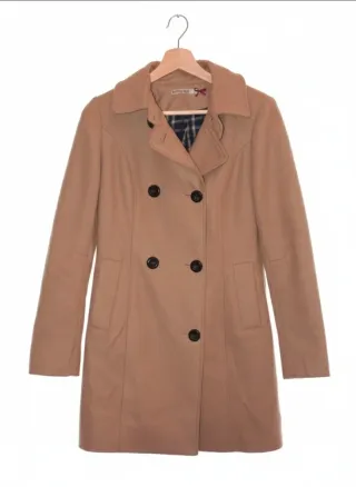 Sobretudo Stradivarius Bege