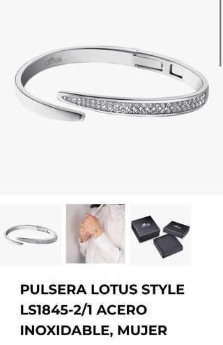 Pulsera Lotus Acero inoxidable color oro rosa