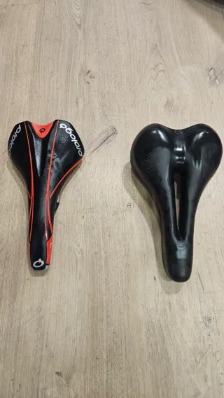 Sillín Prologo MTB Negro/Rojo