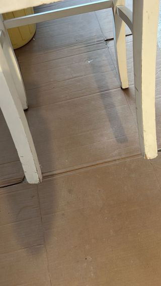 Sedia in legno massello bianco