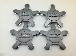 TAPABUJES CENTROS RUEDA DE LLANTA AUDI