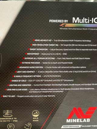 Minelab Equinox 900 Detector de Metales