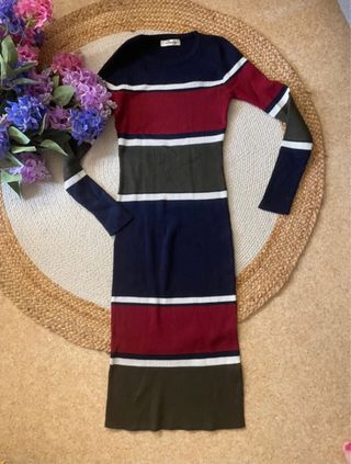 Vestido de rayas Only