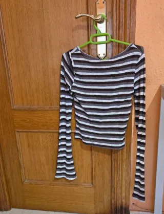 Camiseta manga larga rayas