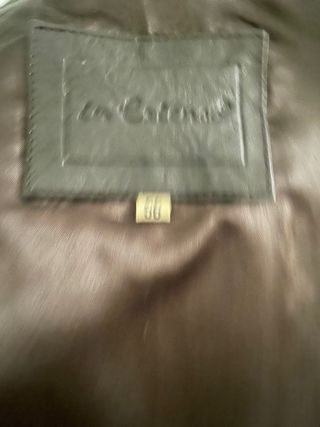 Cazadora cuero caballero talla 56