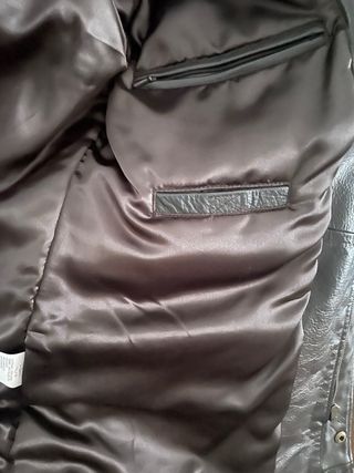 Cazadora cuero caballero talla 56
