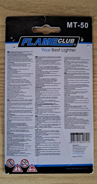 Cannello a gas Flame club da Cucina