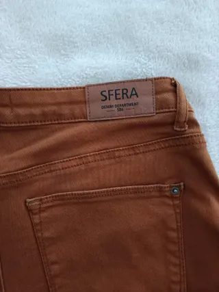 Pantalón Sfera Mujer Talla 42 Color Teja