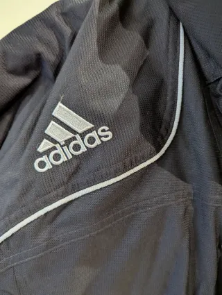 Chaqueta larga Adidas negra