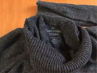 Dolcevita blu taglia M (164) manica lunga