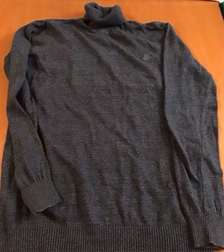 Dolcevita blu taglia M (164) manica lunga