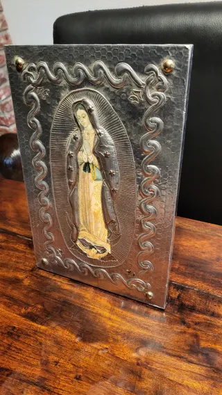 Cuadro Virgen de Guadalupe Alpaca