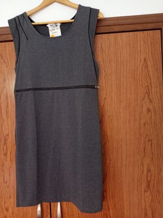 Vestido MISS JCL gris cremallera talla L