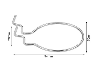 Ganchos redondos para panel de herramientas