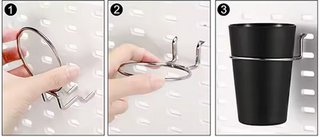 Ganchos redondos para panel de herramientas