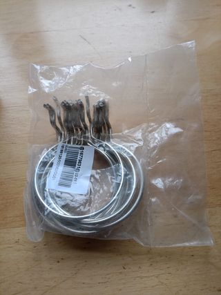 Ganchos redondos para panel de herramientas