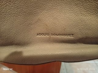 Bolso Adolfo Dominguez Boho Gris Beige