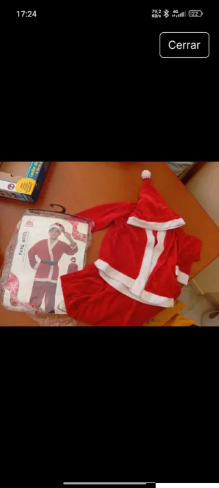 Disfraz Papá Noel Talla Única