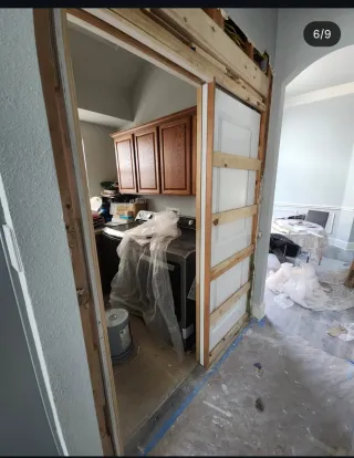 Puerta corredera rústica de madera, hacemos todo