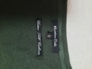 Jersey Massimo Dutti pico verde Talla L