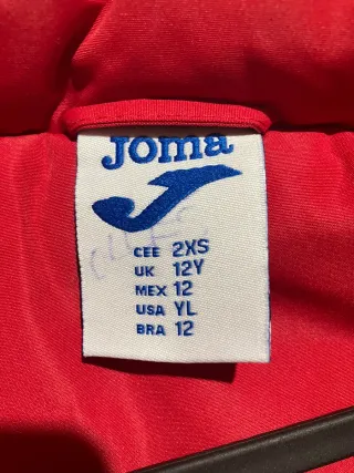 Chaqueta joma Penya Barcelonista Anguera Roja