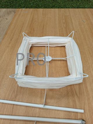 Lampada da terra Trio Lighting in carta bianca