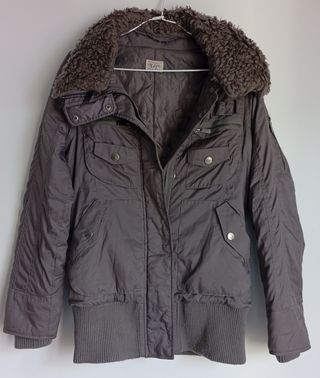 Chaqueta bomber gris Xdye