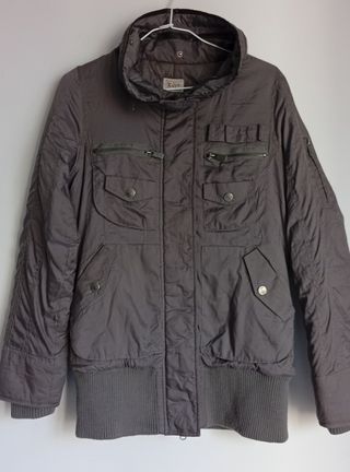 Chaqueta bomber gris Xdye