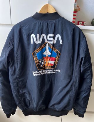 Chaqueta Bomber NASA Azul