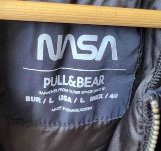 Chaqueta Bomber NASA Azul