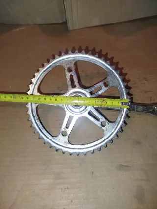 Plato y bielas bicicleta BMX/Clásica