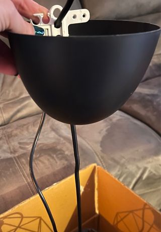 Confezione di 2 lampade a sospensione nere in metallo